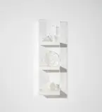 Matthew Darbyshire, Untitled: Shelves No.8 (series 2), 2010, glass, plastic and wood, in artist's frame