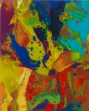 Bagdad (P9) by Gerhard Richter, 2014, Diasec-mounted chromogenic print on aluminium, sold Jul 2020