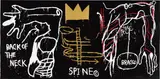 Back of the Neck by Jean-Michel Basquiat, 1983, screenprint with hand colouring on paper, sold Oct 2020