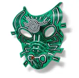 Keith Haring, Untitled (Grace Jones Mask), 1987, enamel on aluminium