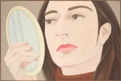 Ada with Mirror by Alex Katz, 1969, oil on linen, in artist's frame, sold Oct 2020