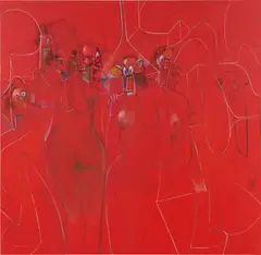 George Condo, The Age of Reason, 2010, oil and pastel on canvas
