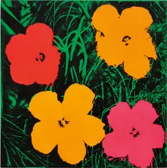 Andy Warhol, Flowers, 1964, synthetic polymer and silkscreen ink on canvas