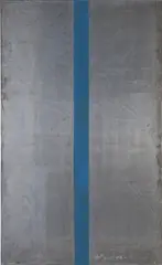 Untitled by Günther Förg, 1995, acrylic on lead on wood, sold Oct 2020