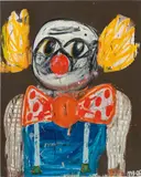 Untitled by Eddie Martinez, 2008, oil, acrylic and spray paint on canvas, sold Oct 2020