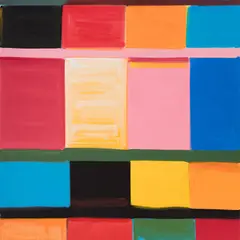 Stanley Whitney, Butter's Real Name, 2018, oil on linen