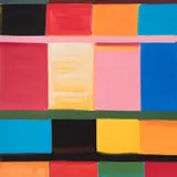 Stanley Whitney, Butter's Real Name, 2018, oil on linen