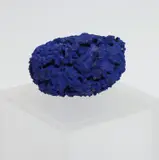 Yves Klein, Sculpture Éponge bleue sans titre (SE 281), 1961, dry pigment and synthetic resin on natural sponge