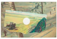 Ilya Kabakov, The Paintings about Sun, #1, 2013, oil on canvas, in artist's frame