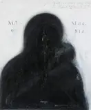 Thierry De Cordier, NNNANNNN. Byz (Black Mad. With a bump), 1996, acrylic and varnish on paper