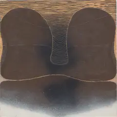 Black Image by Victor Pasmore, 1970, oil and gravure on carved panel, offered Oct 2020