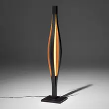 Kinetura, New York floor lamp, lacquered bronze, aluminum
