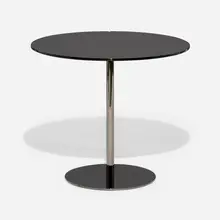 Gordon Guillaumier, Bellagio side table, glass, chrome-plated steel