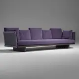 Francesco Rota, Sabi outdoor sofa, upholstery, rope, dyed sassafras, stainless steel