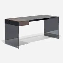 Pinuccio Borgonov, Air Desk W, tempered glass, ash