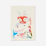 Roby Dwi Antono, Don’t be afraid, 2022, oil pastel on paper