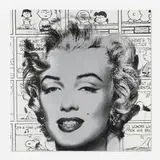 Thierry Guetta, Marilyn (Unique), 2016, screenprint with hand-painting on paper