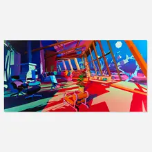 Jonathan Chapline, Untitled, 2021, acrylic and flashe on panel