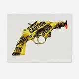Thierry Guetta, Caution, 2013, screenprint in colors
