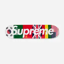 Supreme, Flags skate deck, 2013, transfer-printed plywood
