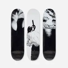 Robert Longo X Supreme, Set of three skate decks, transfer-printed plywood
