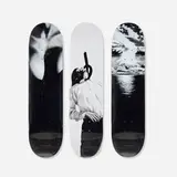 Robert Longo X Supreme, Set of three skate decks, transfer-printed plywood