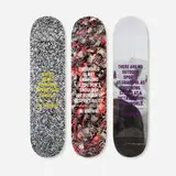 Ai Wei Wei X Skateroom, Crabs; Seeds; F*!?K skate decks (set of three), 2013, transfer-printed plywood