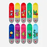 Keith Haring X Alien Workshop, Collection of ten skate decks, transfer-printed plywood