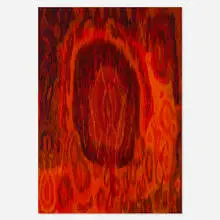 Lee Mullican, Untitled, 1962, oil on linen