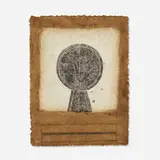 Cabeza en Negro by Rufino Tamayo, 1978, Mixografía in colors on handmade paper, sold Jun 2025