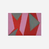 Lorser Feitelson, Study for Magical Space Forms, 1950, oil on board