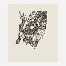 Bruce Conner, #101, 1970-71, lithograph