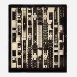 Bruce Conner, New York Film Festival poster, 1965, offset lithograph on paper