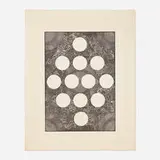 Bruce Conner, #121 Twelve Moons, 1970, lithograph on BFK Rives