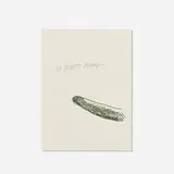Raymond Pettibon, Dearest Mama (from the Thinking of You portfolio), 1998, ink on printed paper (double-sided)