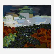 Lynne Mapp Drexler, Early December, 1986, oil on canvas