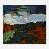Lynne Mapp Drexler, Early December, 1986, oil on canvas