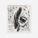 Raymond Pettibon, Untitled (There was no danger of her..)