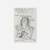 Bottomless Pond artist's book by Raymond Pettibon, 1986, staple-bound offset print, sold Jun 2025