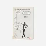The Bible, the Bottle, and the Bomb artist's book by Raymond Pettibon with Nelson Tarpenny, staple-bound offset print, sold Jun 2025