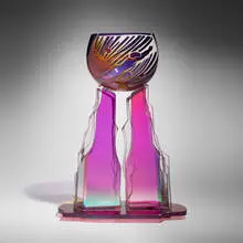 Concetta Mason, Sweet Journey - Storm of the Century, 1993, hand-blown glass, reconstructed and bonded plate glass, sand-blasted surfaces