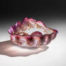 Seaform Set by Dale Chihuly, 1982, hand-blown glass, sold Jan 2026