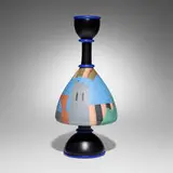 Dan Dailey and Lino Tagliapietra, Laguna, 1989, hand-blown, sandblasted, and acid-polished glass, vitreous enamel