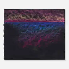 Richard Kemble, Key West Sunset 2, 1983, oil pastel on paper