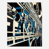William Steiger, Lockgate, 1999-2000, oil on canvas