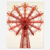 William Steiger, Parachute Drop, 2001, oil on canvas