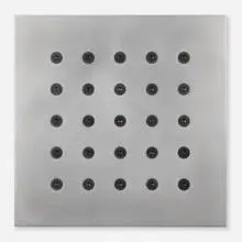 Richard Thatcher, Barrier Painting (Beetle Green), 2000, aluminum plate, wood, cap screws and auto body enamel