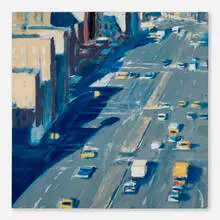 David Kapp, Houston St., West, 2000, oil on canvas