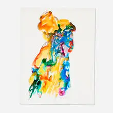 Milton Derr, Untitled, 2004, watercolor on paper