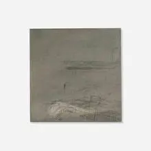 Wes Mills, Green Flow, 1993, graphite, colored pencil and powder pigment on paper